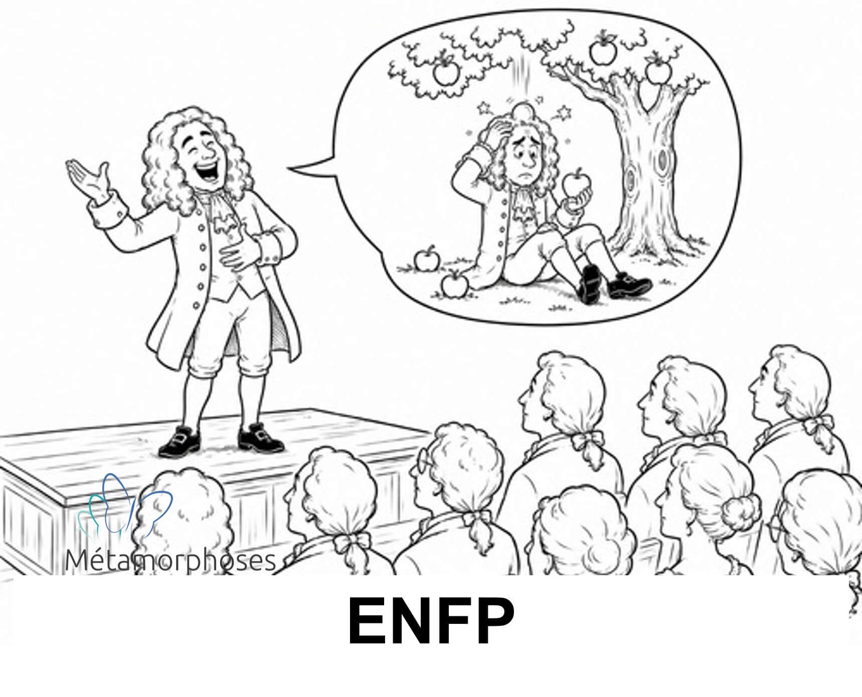 Comment Newton aurait pu r&eacute;agir s'il avait &eacute;t&eacute; un ISTP