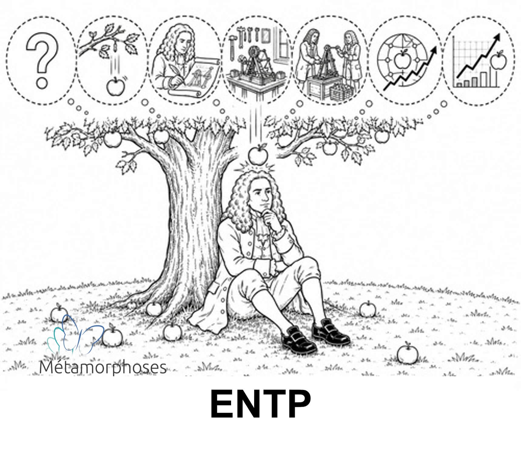 Comment Newton aurait pu r&eacute;agir s'il avait &eacute;t&eacute; un ISTP