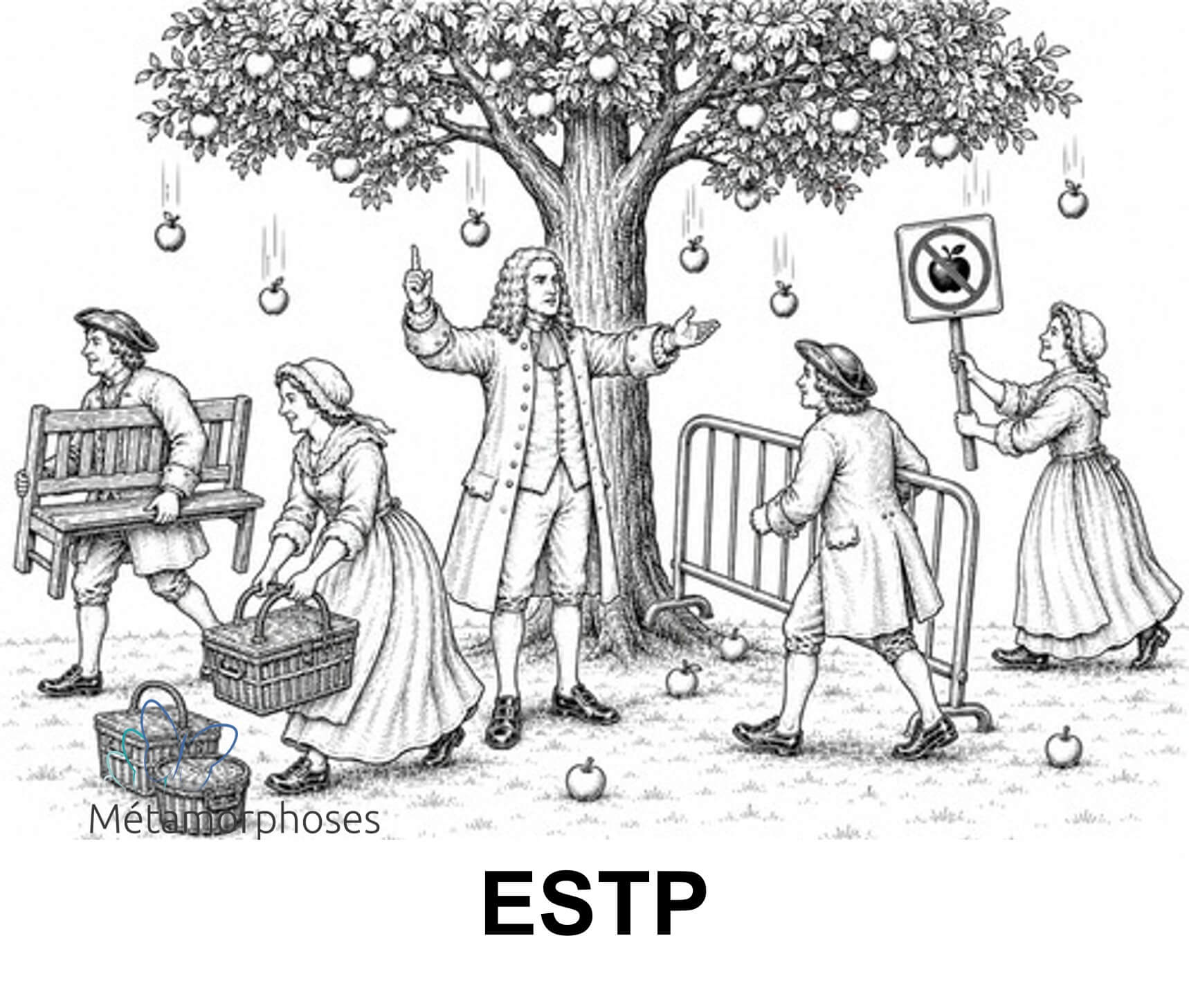 Comment Newton aurait pu r&eacute;agir s'il avait &eacute;t&eacute; un ISTP