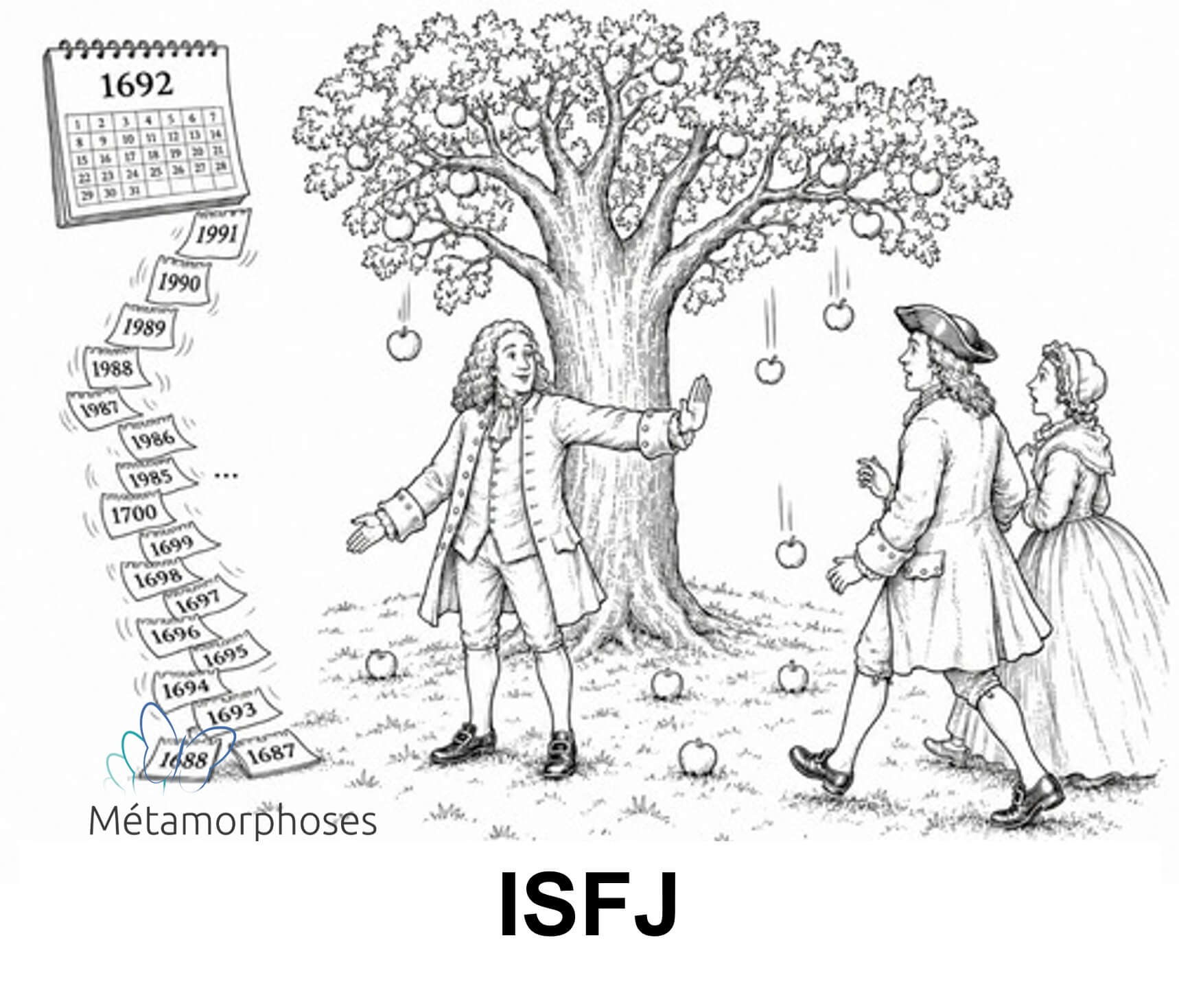 Comment Newton aurait pu r&eacute;agir s'il avait &eacute;t&eacute; un ISTP